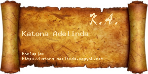 Katona Adelinda névjegykártya